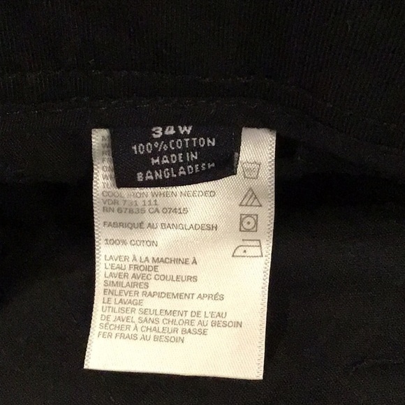 NAUTICA black shorts sz 34 - Picture 7 of 7